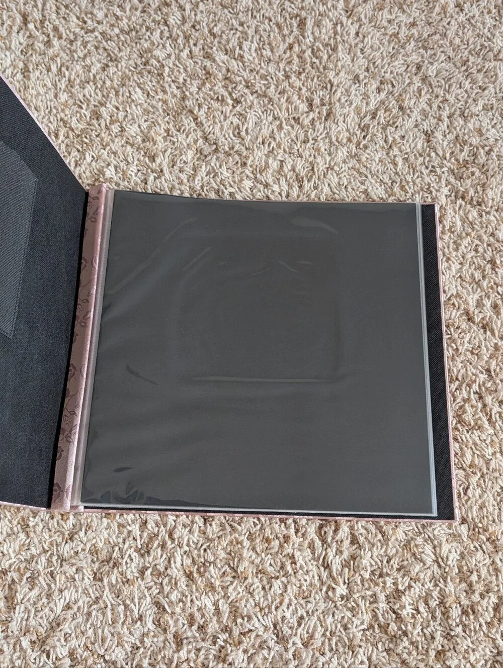 Pink Floral Heart Scrapbook Album
